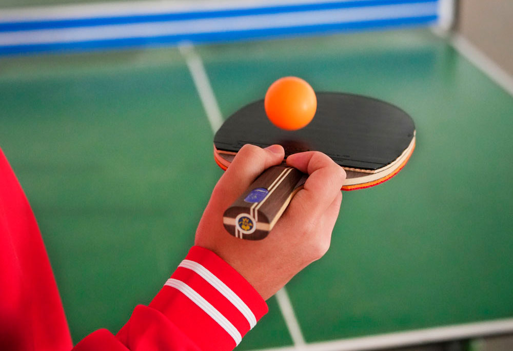 Clase magistral de ping-pong